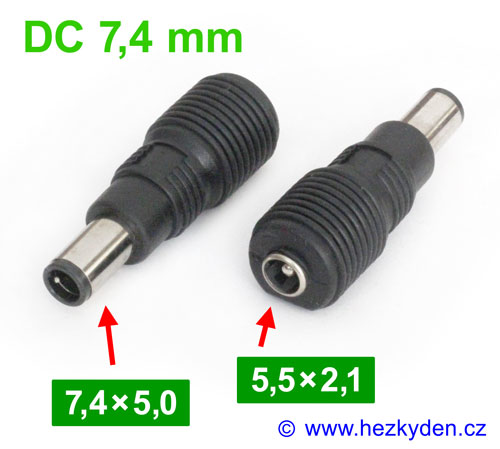 Adapter napájecí konektor Jack DC 5521 - 7450