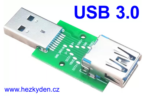 Adapter USB 3.0 typ A testpoint