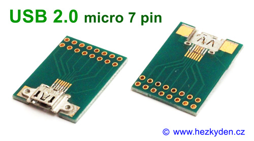 Adaptery USB micro 7 pin