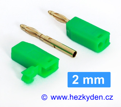 Banánek 2mm zlacený stohovatelný - detail