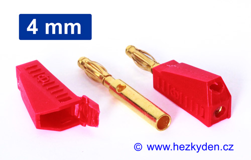Banánek 4mm zlacený stohovatelný - detail