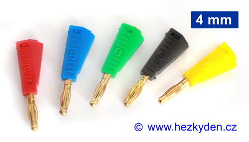 Banánky 4mm zlacené stohovatelné