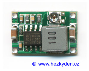 Měnič MP2307 - strana součástek