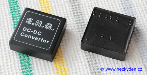 DC DC měnič spínaný zdroj 5V 15V 2x12V