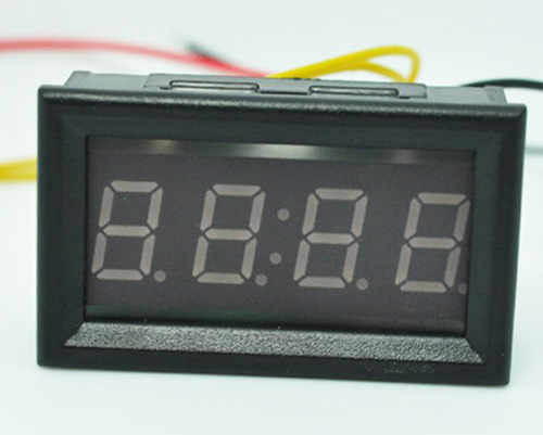 Panelové digitální hodiny LED 4 místa