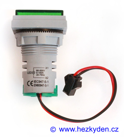 V-A-Hz kontrolka – označení evropské certifikace CE
