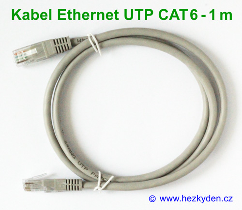 Kabel Ethernet RJ45 UTP CAT6 - 1 m