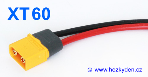 Konektor XT60 - kabel připojení 1