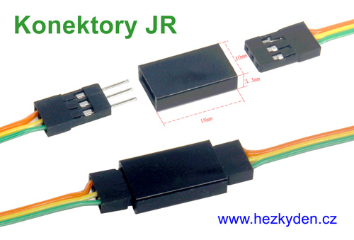 Konektory JR - detail
