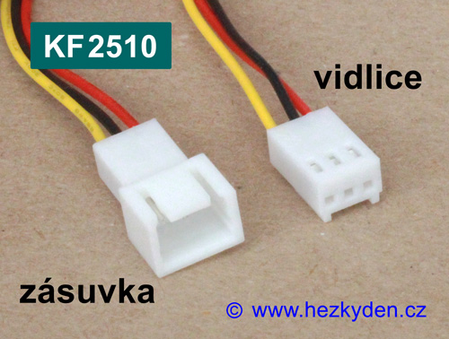 Konektory KF2510 - 3 pin