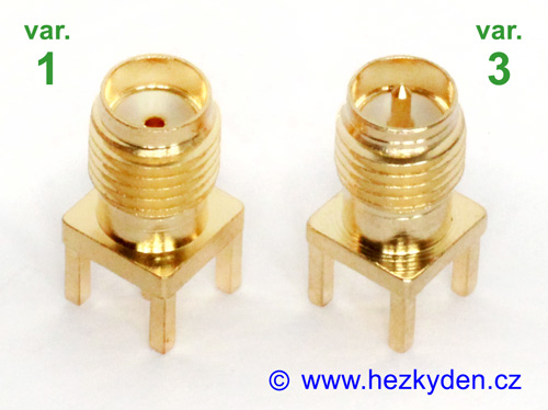 Konektory SMA - varianty 1 a 3