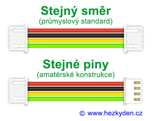 Konektory XH2.54mm propojka - vodiče