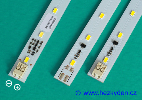 LED lišta 10 watt - konektory
