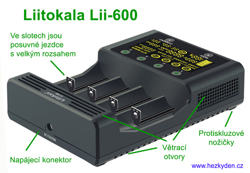 Liitokala Lii-600 - konektor
