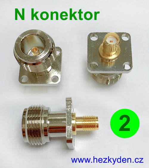 N konektor do panelu 2 SMA