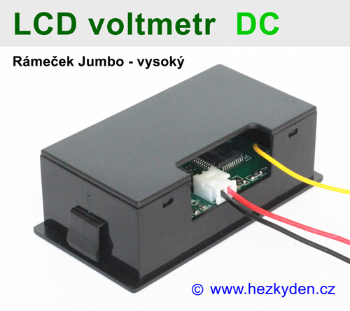 Panelový digitální voltmetr LCD - 3 (1/2) místa DC - provedení