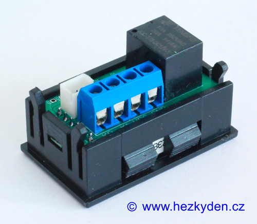 Panelový termostat W2810 - svorkovnice