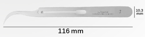 Pinzeta pro elektroniku 7 - rozměry