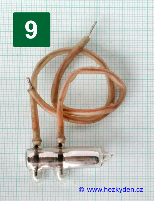 Polohový rtuťový spínač - typ 9