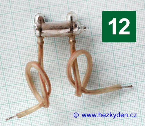 Polohový rtuťový spínač - typ 12