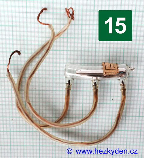 Polohový rtuťový spínač - typ 15