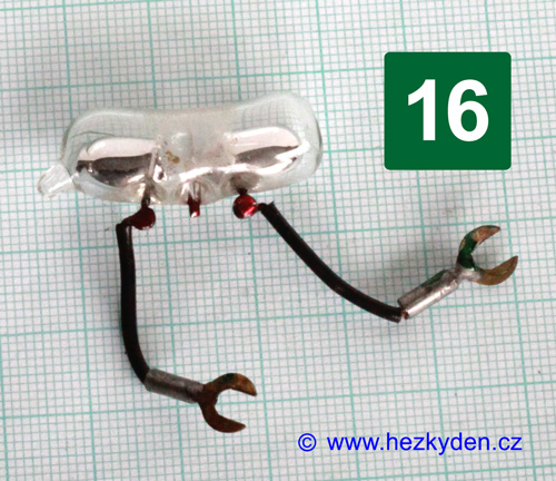 Polohový rtuťový spínač - typ 16