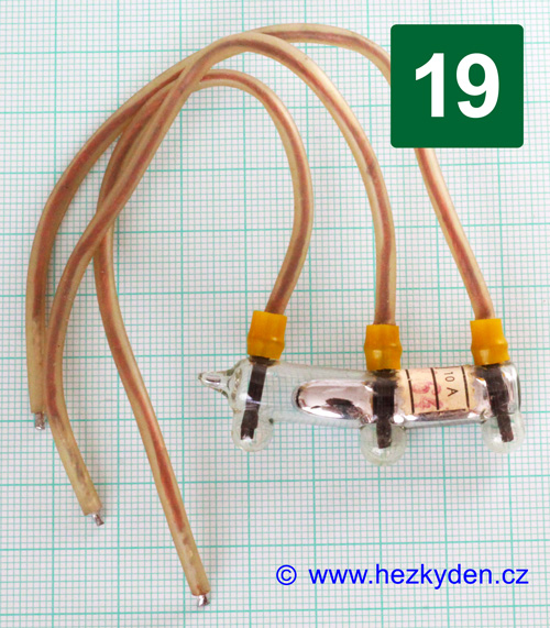 Polohový rtuťový spínač - typ 19