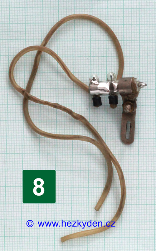 Polohový rtuťový spínač - typ 8