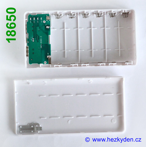 Powerbanka pro 6x baterie 18650
