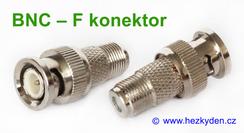 Redukce adapter BNC - F konektory