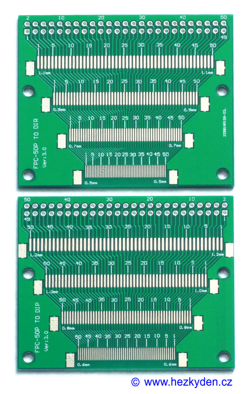 SMD adapter FFC/FPC univerzální - typ 2