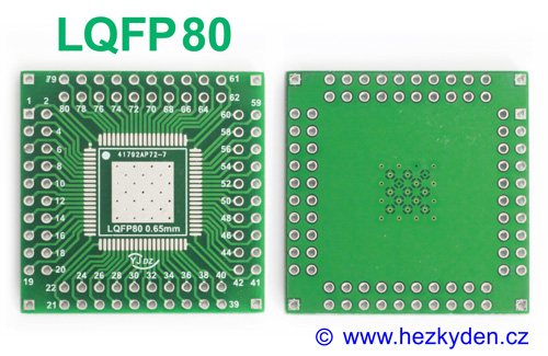 SMD adapter LQFP-80