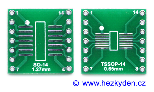 SMD adapter SO14 SOIC14 TSSOP14