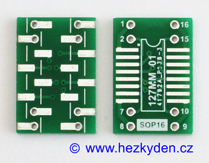 SMD adapter SOP16 do DIL16