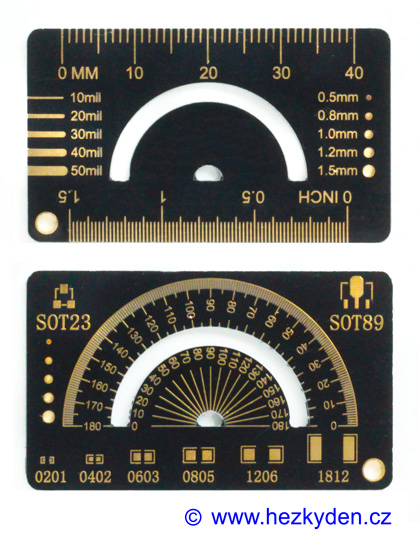 SMD pravítko Mini 4 cm