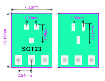 SMT adapter SOT23