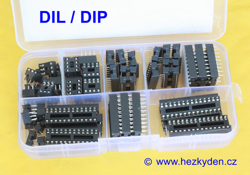Sokly pro integrované obvody DIP/DIL