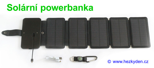 Solární powerbanka