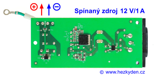 Spínaný zdroj modul 12V 1A – plošný spoj