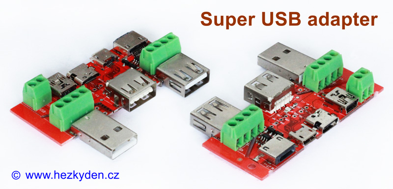 Super USB adapter - nerozlámaný komplet vcelku