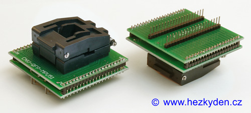 Test socket QFP 44/40 pin SMD PCB