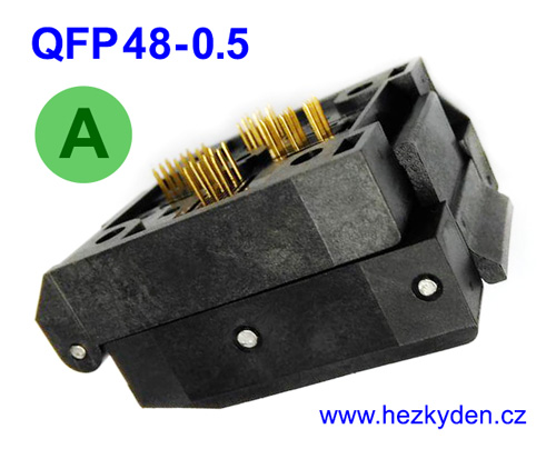 Test socket QFP48-0.5 DIL48