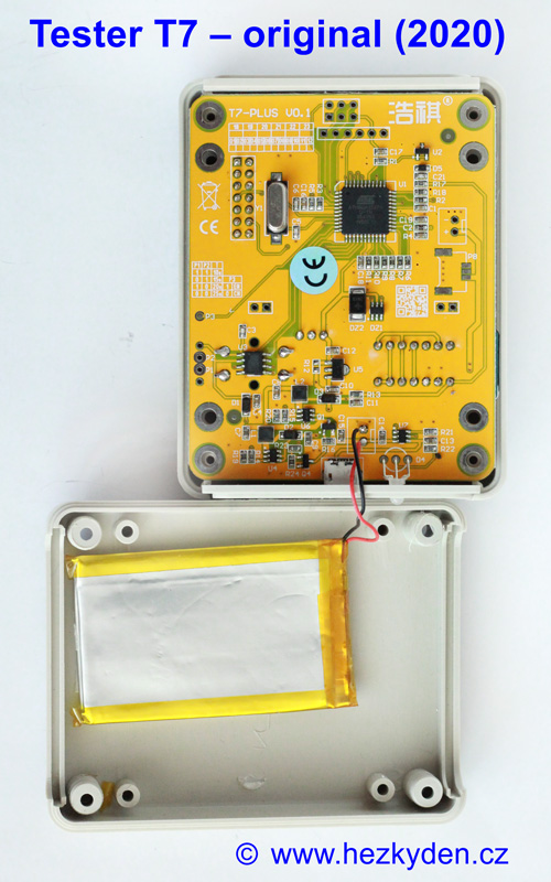 Tester T7 original - konstrukce (2020) 