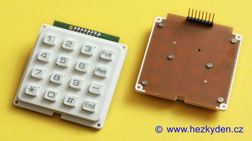 Tlačítková klávesnice 4x4 Matrix