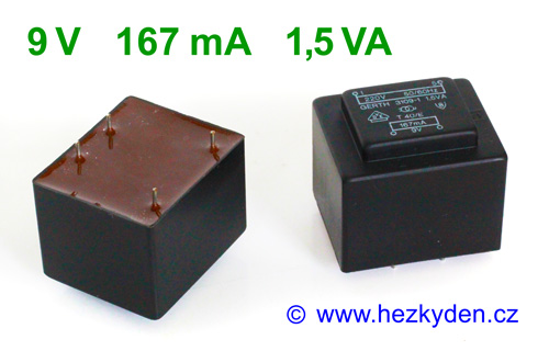 Trafo 9 V/1,5 VA