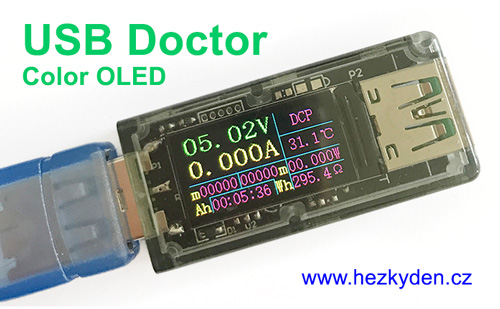 USB Doctor Color OLED - zapojení