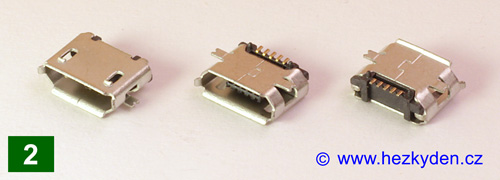 USB micro B - typ 2