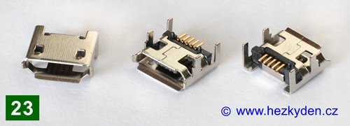 USB micro B - typ 23