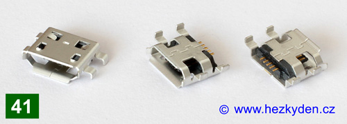 USB micro B - typ 41