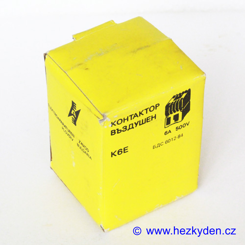 Vzduchový stykač EAZ K6E - balení